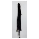 Beautiful Ranch Black Mink Fur Pelt Taxidermy