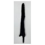 Beautiful Ranch Black Mink Fur Pelt Taxidermy