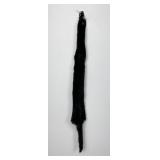 Beautiful Ranch Black Mink Fur Pelt Taxidermy