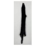 Beautiful Ranch Black Mink Fur Pelt Taxidermy