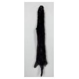 Beautiful Ranch Black Mink Fur Pelt Taxidermy