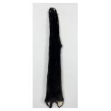 Beautiful Ranch Black Mink Fur Pelt Taxidermy