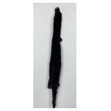 Beautiful Ranch Black Mink Fur Pelt Taxidermy