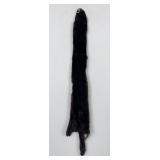 Beautiful Ranch Black Mink Fur Pelt Taxidermy