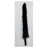 Beautiful Ranch Black Mink Fur Pelt Taxidermy