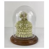 Antique Dresden Porcelain Lady in Lace Figurine