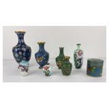 Lot of Antique Chinese Cloisonné