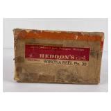 Heddon Winona Reel No 30 Fishing Reel Box