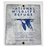 National Wildlife Refuge Sign Montana