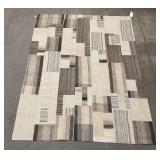 Patchwork Grain Sack Kilim Rug
