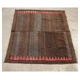 Antique Sofra Persian Oriental Rug
