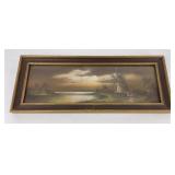 Dutch Windmill Painting