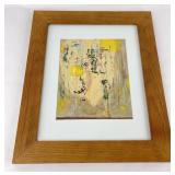 Abstract Impressionist Mixed Media Painting