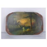 Antique Northwest Tourist Plein Air Painting