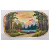 Antique Northwest Tourist Plein Air Painting