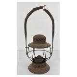 Wood Handle Bell Bottom Railroad Lantern