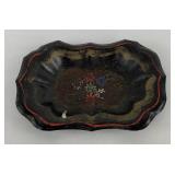Antique American Folk Art Tole Painted Tray