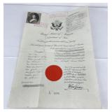 1917 American Nurse Womens Travel Visa Passport