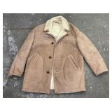 Marlboro Shawl Collar Sheepskin Shearling Jacket