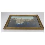 Hand Tinted Crater Lake Oregon Photo
