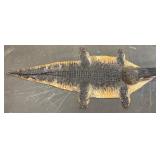 Gigantic Taxidermy Trophy Alligator Rug