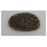 1839-1861 Civil War Dragoon Puppy Paw Belt Buckle