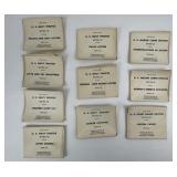 Lot of 10 Packets of US Navy Photographs WW2