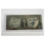 1935a Blue Seal Silver Certificate $1 Note