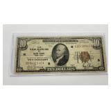 1929 $10 National Currency New York Note