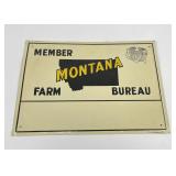 Antique Montana Farm Bureau Sign