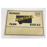 Antique Montana Farm Bureau Sign