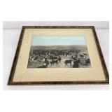 Antique Montana Cattle Ranch Photo