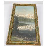 Lake George California Hand Tinted Photo