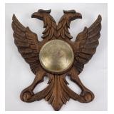 WW1 Prussian Double Headed Eagle Wall Plaque