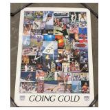 1992 US Olympics Poster Going for Gold.