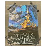 Original 1977 Star Wars Hildebrandt Movie Poster