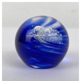 Art Glass Paperweight Made in Montana