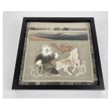 Framed Alaskan Inuit Eskimo Caribou Picture