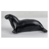 Inuit Eskimo Carved Soapstone Walrus