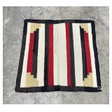 Antique Navajo Indian Saddle Blanket Rug