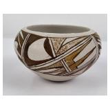 Antique Hopi Pottery Bowl Josephine Kachinmana