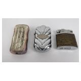 Lot of 3 Vintage Lighters