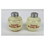 Souvenir Missoula Montana Salt Pepper Shakers