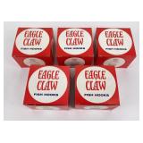 Lot of 500 6/0 Eagle Claw Fishing Hooks