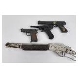 Lot of Vintage Toy and Cap Pistol Rifle Guns