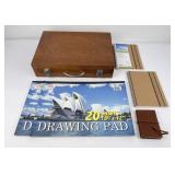 Very Nice New Artists Paint Set and Paper
