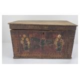 Antique Folk Art Painted Chest