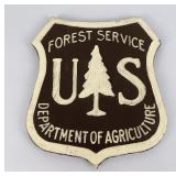 Original US Forest Service Wood Shield Sign