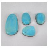 Natural Arizona Turquoise Cabochon Stones 67 cts