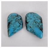 Natural Arizona Turquoise Cabochon Stones 125 cts